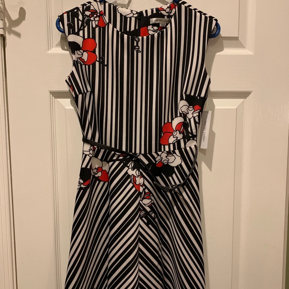 Sandra Darren 2P dress with belt